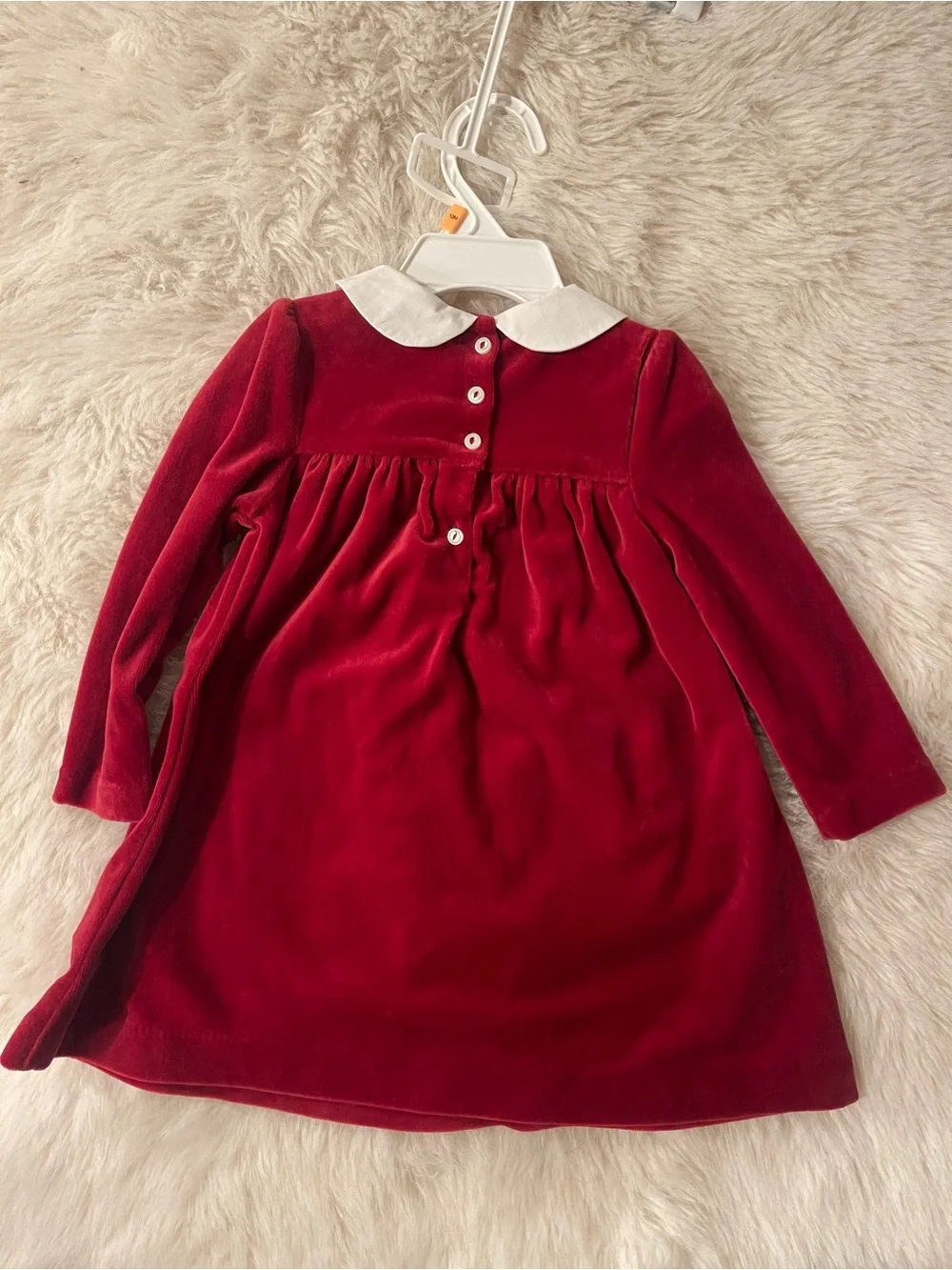 Ralph Lauren Girls' Velour Dress & Bloomer - Baby size: 12mos